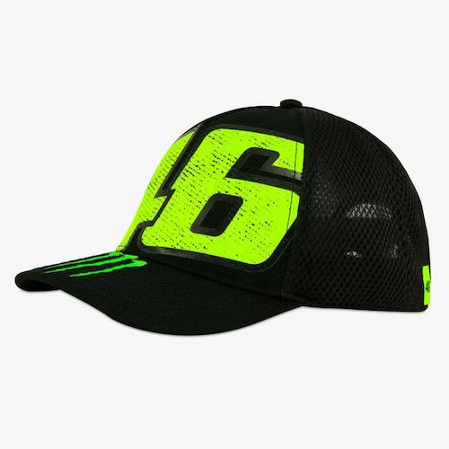 ★送料無料★VR46 Valentino Rossi Monster Truckers Baseball Cap バレンティーノ ロッシ モンスターエナジー ベースボールキャップ 帽子 メッシュキャップ ブラック