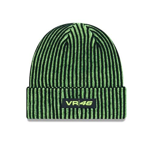 Cap, Hat - ★送料無料★Valentino Rossi VR46 Two Tone Beanie バレンティーノ ロッシ オフィシャル ビーニ ニット帽 ニットキャップ グリーン