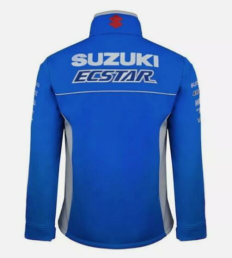 Suzuki Ecstar Bike Softshell Jacket スズキ モーターサイクル ソフトシェル ジャケット ブルー