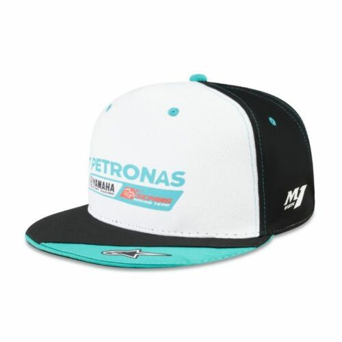 ★送料無料★Petronas Yamaha Official Team Flat Peak Baseball Cap ペトロナス ヤマハ オフィシャル ベースボール キャップ 帽子