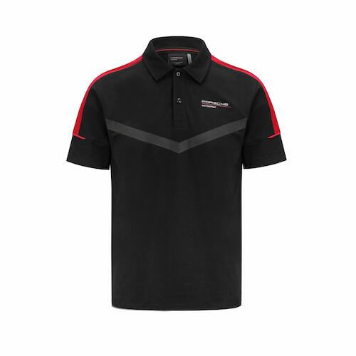 ̵Porsche Motorsport Black Polo Shirt ݥ륷 ݥ Ⱦµ