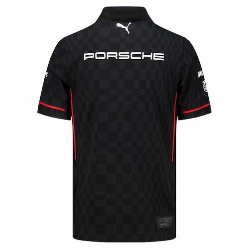 ������̵����Porsche Motorsport Le Mans Polo Shirt �ݥ륷�� �ݥ������ Ⱦµ �֥�å�