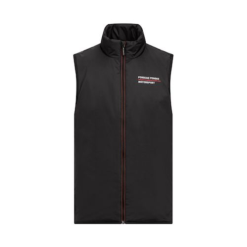 ★送料無料★Porsche Penske Official Team Gilet ポルシェ ペンスキー ベスト ブラック