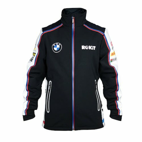 乐天商城 - BMW Motorrad ROKIT WSBK SMR Team Softshell Jacket ソフトシェル ジャケット アウター ブラック