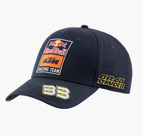 送料無料 RED BULL KTM RACING Brad Binder 33 Baseball Cap レッドブルー ブラッド・ビンダー ベース..