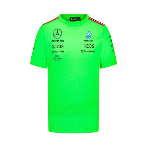 ★送料無料★Mercedes AMG Petronas Team T-Shirt Voltic Green ベンツ ペトロナス Tシャツ グリーン 半袖
