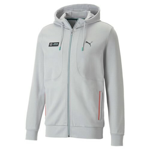 乐天商城 - ★送料無料★Mercedes-AMG Petronas Hoody Grey ベンツ ペトロナス ジップアップ パーカー グレー