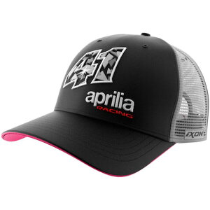 ★送料無料★Aprilia Dual IXON Aleix Espargaro Truckers Baseball Cap アプリリア アレイシ・エスパルガロ メッシュキャップ 帽子 ブラック