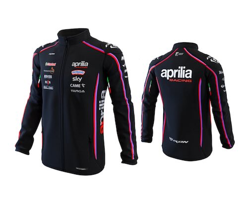 ★送料無料★Aprilia Racing Team Ixon Black Sweatshirt 2025 アプリリア レーシング トラックジャケット 長袖 ブラック