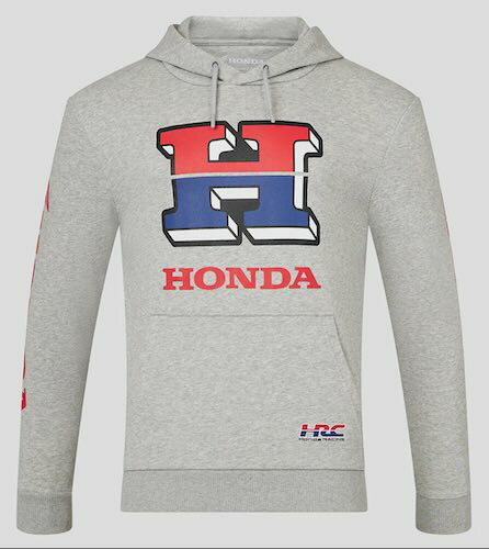 Rakuten - ★送料無料★HRC Honda Racing Grey Pullover Hoody ホンダ オフィシャル プルオーバーパーカー 長袖 グレー