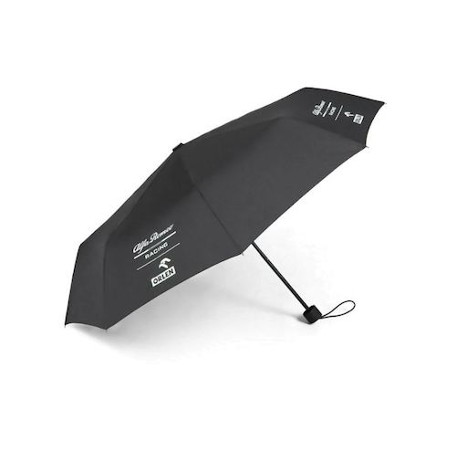 ★送料無料★Alfa Romeo Racing F1 Team Orlen Compact Umbrella アルファロメオ 折りたたみ アンブレラ 傘 ブラック
