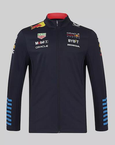 楽天SUN RISE BEACH送料無料 Red Bull Racing Softshell Zip Jacket Max Verstappen レッドブルー ソフトシェル ジャケット マックス・フェルスタッペン