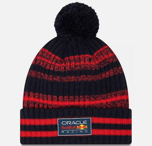 ★送料無料★Red Bull Racing F1 Navy Cuff Knit Beanie Hat レッドブルー ニットキャップ ボンボン ニッ..