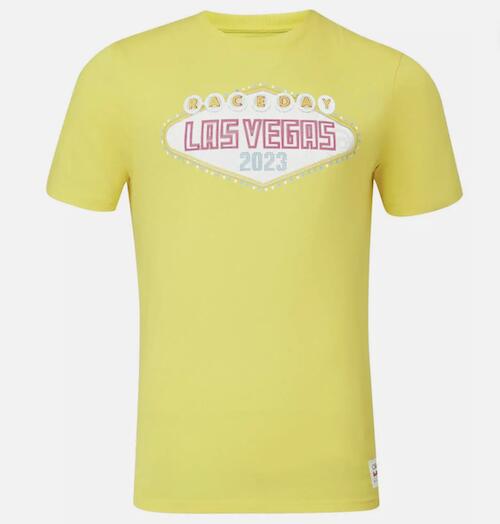 Rakuten - Red Bull Las Vegas GP T-Shirt レッドブルー ラスベガス Tシャツ イエロー 半袖