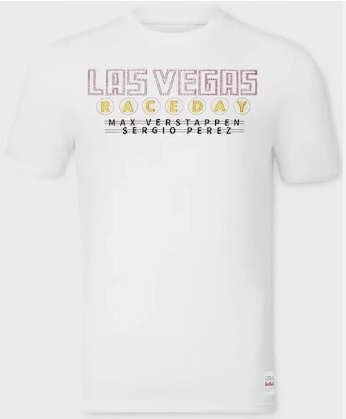 Rakuten - Red Bull Special Edition Las Vegas GP T-shirt レッドブルー ラスベガス Tシャツ 半袖 ホワイト