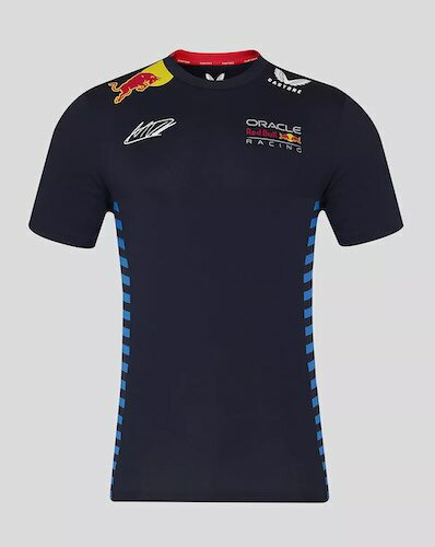 Rakuten - ★送料無料★Red Bull Racing Max Verstappen T-Shirt レッドブルー マックス・フェルスタッペン Tシャツ 半袖 ネイビー
