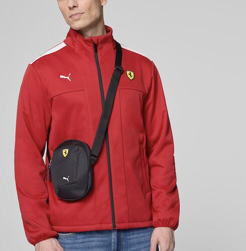 ★送料無料★Scuderia Ferrari Official Shoulder Bag フェラーリ オフィシャル ショルダーバッグ ブラック