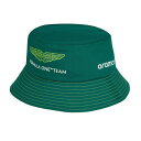 ★送料無料★Aston Martin F1 Team Bucket Hat アストンマーティン バケットハット 帽子 ハット グリーン