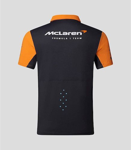 送料無料 McLaren Polo shirt マクラーレン ポロシャツ 半袖 オレンジ