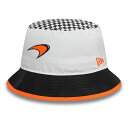 ★送料無料★McLaren Racing F1 Checkered Tapered Bucket Hat マクラーレン バケットハット 帽子 ホワイト(4)