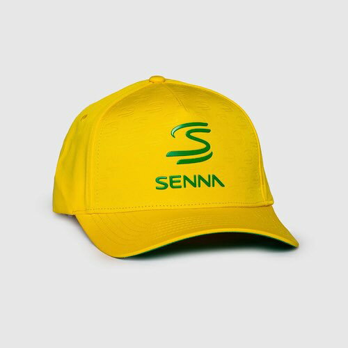 Rakuten - Ayrton Senna Debossed Logo Baseball Cap アイルトンセナ ベースボール キャップ 帽子 イエロー