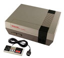 【中古】【一式セット】北米版 ファミコン NES Nintendo Console System 本体 + コントローラー×1 アダプタ×1