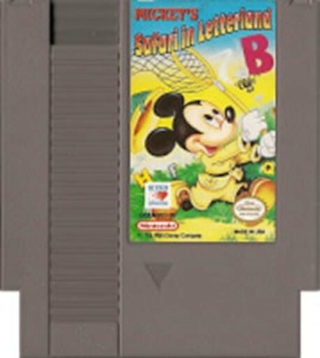 【中古】北米版 ファミコン NES Mickey's Safari Letterland ミッキーズ サファリ イン レターランド 【中古】北米版 ファミコン NES Mickey's Safari Letterland ミッキーズ サファリ イン レターランド