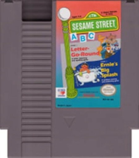 【中古】北米版 ファミコン NES Sesame Street ABC セサミストリート 【中古】北米版 ファミコン NES Sesame Street ABC セサミストリート