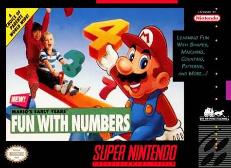【中古】北米版 スーパーファミコン SNES Mario's Early Years Fun with Numbers マリオブラザーズ 【中古】北米版 スーパーファミコン SNES Mario's Early Years Fun with Numbers マリオブラザーズ