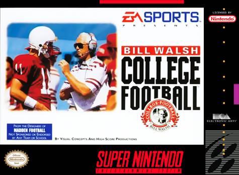 【中古】北米版 スーパーファミコン SNES Bill Walsh College Football ビルウォルシュカレッジフットボール 【中古】北米版 スーパーファミコン SNES Bill Walsh College Football ビルウォルシュカレッジフットボール