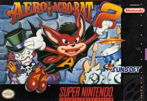 【中古】北米版 スーパーファミコン Aero the Acrobat 2 SNES アクロバット 2