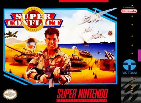 【中古】北米版 スーパーファミコン SNES Super Conflict スーパー コンフリクト
