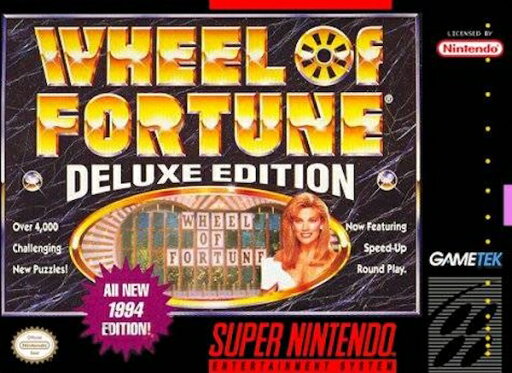 【中古】北米版 スーパーファミコン SNES Wheel of Fortune Deluxe Edition 【中古】北米版 スーパーファミコン SNES Wheel of Fortune Deluxe Edition