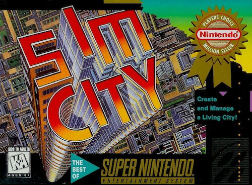 【中古】北米版 スーパーファミコン SNES Simcity シムシティ