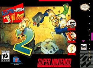 【中古】北米版 スーパーファミコン SNES Earthworm Jim 2 アースワームジム 2