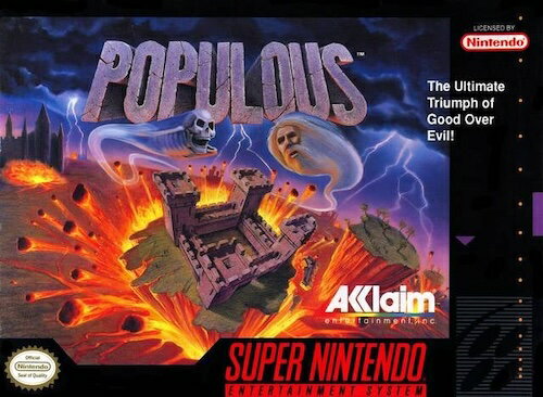 【中古】北米版 スーパーファミコン SNES Populous ポピュラス 【中古】北米版 スーパーファミコン SNES Populous ポピュラス