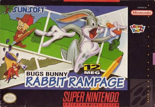 【中古】北米版 スーパーファミコン SNES Bugs Bunny Rabbit Rampage バッグス バニー 【中古】北米版 スーパーファミコン SNES Bugs Bunny Rabbit Rampage バッグス バニー