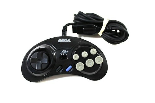 【中古】北米版 海外版 メガドライブ SEGA 6 Button Turbo Controller GENESIS セガ ジェネシス コントローラー