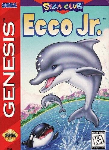 【中古】北米版 海外版 メガドライブ Ecco Jr エコー ジュニア セガ ジェネシス GENESIS