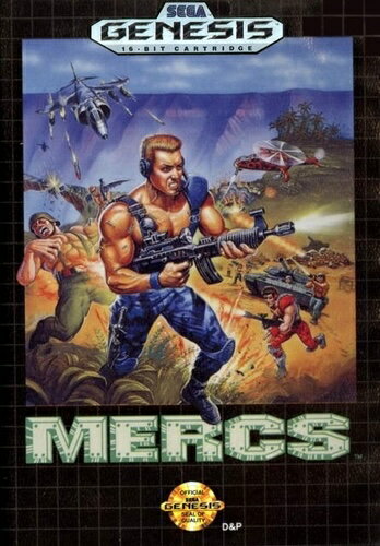 【中古】北米版 海外版 メガドライブ SEGA Mercs 戦場の狼II セガ ジェネシス GENESIS