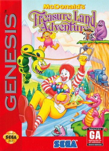 【中古】北米版 海外版 メガドライブ SEGA McDonald's Treasure Land Adventure マクドナルド トレジャーランドアドベンチャー セガ ジェネシス GENESIS