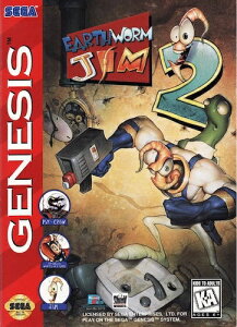 【中古】北米版 海外版 メガドライブ Earthworm Jim 2 アースワームジム 2 セガ ジェネシス GENESIS