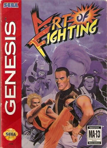 【中古】北米版 海外版 メガドライブ Art of Fighting 龍虎の拳 セガ ジェネシス GENESIS