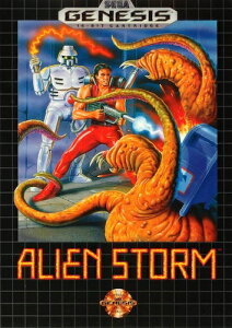 【中古】北米版 海外版 メガドライブ Alien Storm エイリアンストーム セガ ジェネシス GENESIS