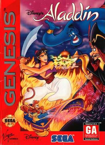 【中古】北米版 海外版 メガドライブ SEGA Aladdin アラジン セガ ジェネシス GENESIS
