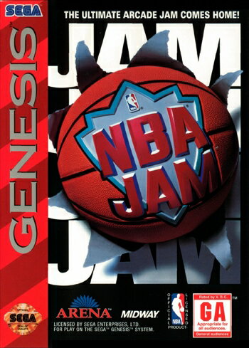 【中古】北米版 海外版 メガドライブ SEGA NBA Jam NBA ジャム セガ ジェネシス GENESIS