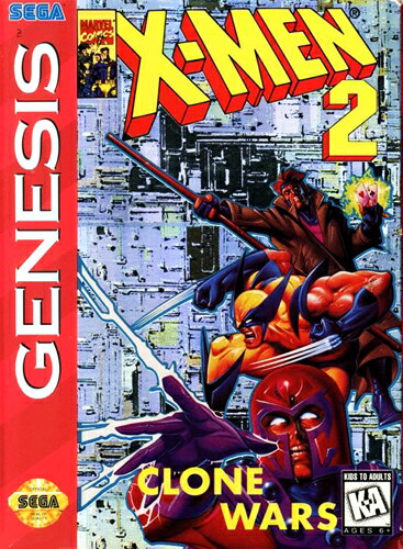【中古】北米版 海外版 メガドライブ SEGA X-Men 2 The Clone Wars クローン ウォーズ セガ ジェネシス GENESIS