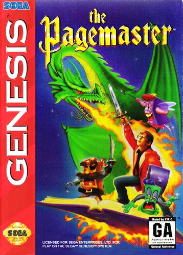 【中古】北米版 海外版 メガドライブ SEGA Pagemaster ザ・ページマスター セガ ジェネシス GENESIS
