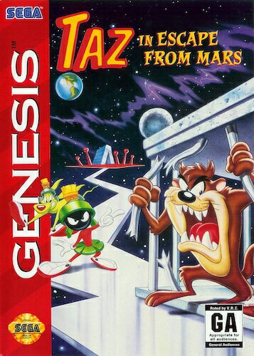 【中古】北米版 海外版 メガドライブ SEGA Taz in Escape from Mars タズ・イン・エスケープ・フロム・マーズ セガ ジェネシス