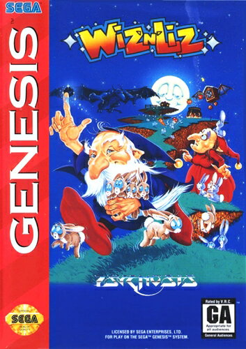 【中古】北米版 海外版 メガドライブ SEGA Wiz 'n' Liz ウィズン リズ セガ ジェネシス GENESIS